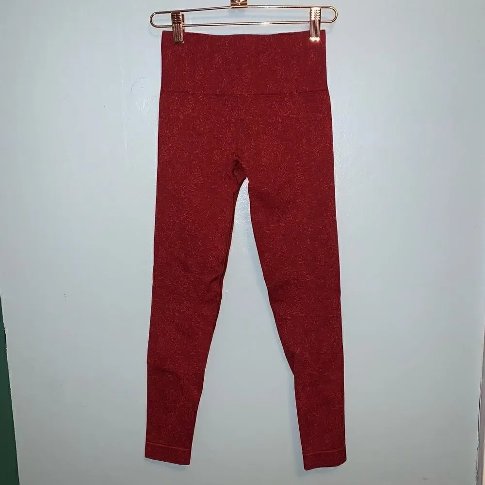 Gymshark Red Crop Leggings XS
